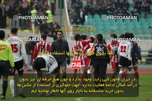 2003999, Tehran, Iran, لیگ برتر فوتبال ایران، Persian Gulf Cup، Week 12، First Leg، 2006/12/10، Persepolis 1 - 0 Saba
