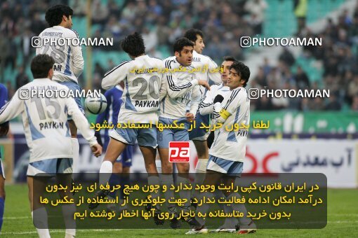 2004572, Tehran, Iran, لیگ برتر فوتبال ایران، Persian Gulf Cup، Week 13، First Leg، 2006/12/17، Esteghlal 0 - 1 Paykan