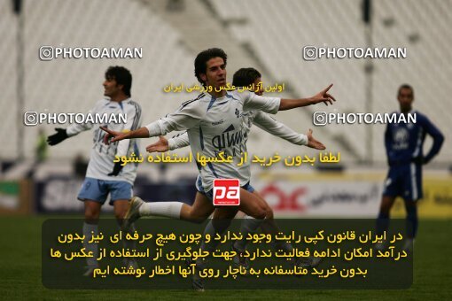 2004576, Tehran, Iran, لیگ برتر فوتبال ایران، Persian Gulf Cup، Week 13، First Leg، 2006/12/17، Esteghlal 0 - 1 Paykan