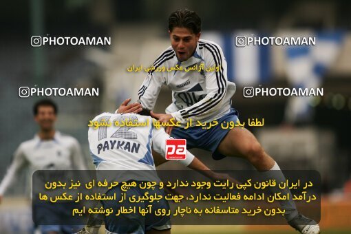 2004578, Tehran, Iran, لیگ برتر فوتبال ایران، Persian Gulf Cup، Week 13، First Leg، 2006/12/17، Esteghlal 0 - 1 Paykan