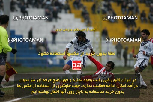 2005241, Bandar Anzali, Iran, لیگ برتر فوتبال ایران، Persian Gulf Cup، Week 13، First Leg، 2006/12/18، Malvan Bandar Anzali 0 - 0 Persepolis