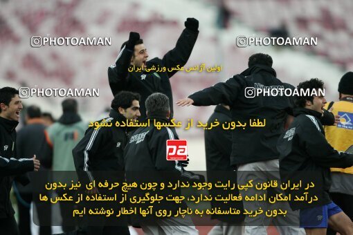 2005389, Tehran, Iran, لیگ برتر فوتبال ایران، Persian Gulf Cup، Week 14، First Leg، 2006/12/29، Persepolis 1 - 2 Rah Ahan