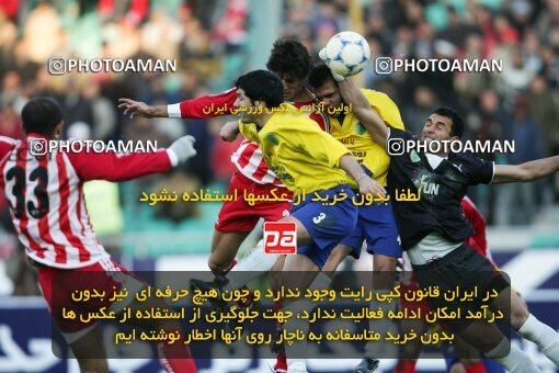2005399, Tehran, Iran, لیگ برتر فوتبال ایران، Persian Gulf Cup، Week 14، First Leg، 2006/12/29، Persepolis 1 - 2 Rah Ahan