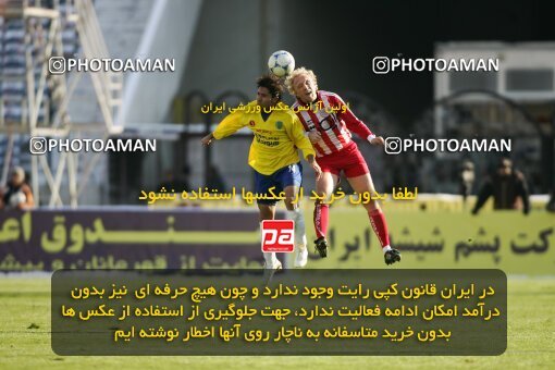 2005415, Tehran, Iran, لیگ برتر فوتبال ایران، Persian Gulf Cup، Week 14، First Leg، 2006/12/29، Persepolis 1 - 2 Rah Ahan