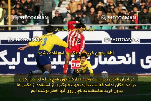 2005417, Tehran, Iran, لیگ برتر فوتبال ایران، Persian Gulf Cup، Week 14، First Leg، 2006/12/29، Persepolis 1 - 2 Rah Ahan