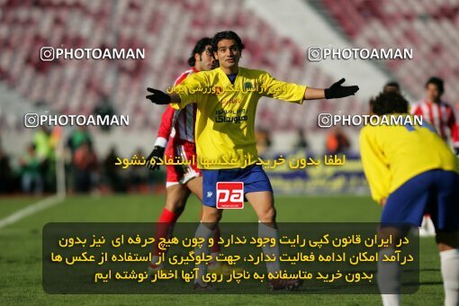 2005333, Tehran, Iran, لیگ برتر فوتبال ایران، Persian Gulf Cup، Week 14، First Leg، 2006/12/29، Persepolis 1 - 2 Rah Ahan