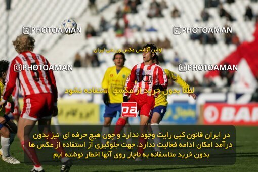 2005337, Tehran, Iran, لیگ برتر فوتبال ایران، Persian Gulf Cup، Week 14، First Leg، 2006/12/29، Persepolis 1 - 2 Rah Ahan