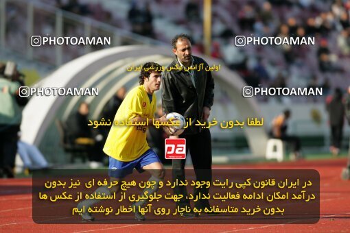 2005339, Tehran, Iran, لیگ برتر فوتبال ایران، Persian Gulf Cup، Week 14، First Leg، 2006/12/29، Persepolis 1 - 2 Rah Ahan