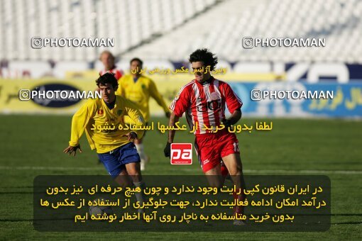 2005341, Tehran, Iran, لیگ برتر فوتبال ایران، Persian Gulf Cup، Week 14، First Leg، 2006/12/29، Persepolis 1 - 2 Rah Ahan