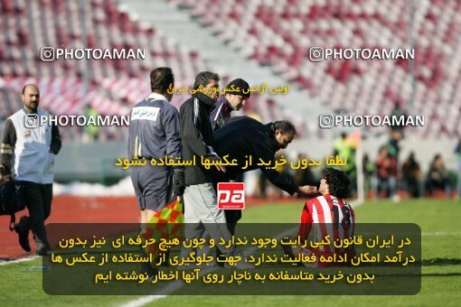 2005346, Tehran, Iran, لیگ برتر فوتبال ایران، Persian Gulf Cup، Week 14، First Leg، 2006/12/29، Persepolis 1 - 2 Rah Ahan