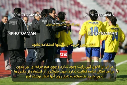 2005364, Tehran, Iran, لیگ برتر فوتبال ایران، Persian Gulf Cup، Week 14، First Leg، 2006/12/29، Persepolis 1 - 2 Rah Ahan