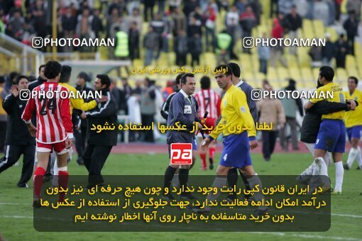 2005375, Tehran, Iran, لیگ برتر فوتبال ایران، Persian Gulf Cup، Week 14، First Leg، 2006/12/29، Persepolis 1 - 2 Rah Ahan