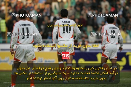 2005463, Tehran, Iran, لیگ برتر فوتبال ایران، Persian Gulf Cup، Week 14، First Leg، 2006/12/31، Esteghlal 1 - 3 Saipa