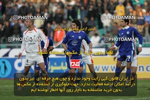 2005469, Tehran, Iran, لیگ برتر فوتبال ایران، Persian Gulf Cup، Week 14، First Leg، 2006/12/31، Esteghlal 1 - 3 Saipa