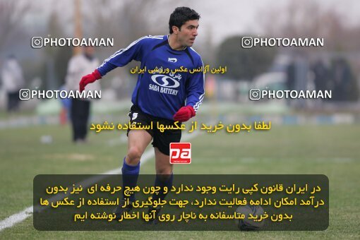 2006724, لیگ برتر فوتبال ایران، Persian Gulf Cup، Week 15، First Leg، 2007/01/05، Tehran,Sabashahr، Saba Shahr Stadium، Saba 0 - 0 Sepahan