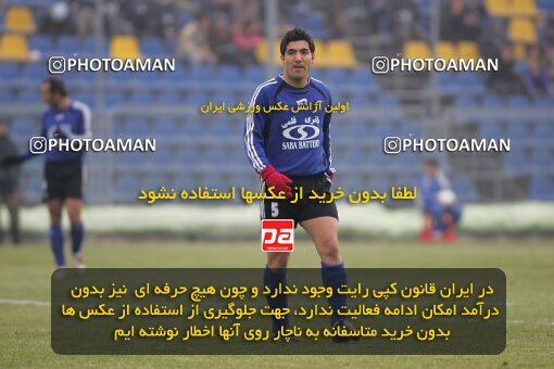 2006743, لیگ برتر فوتبال ایران، Persian Gulf Cup، Week 15، First Leg، 2007/01/05، Tehran,Sabashahr، Saba Shahr Stadium، Saba 0 - 0 Sepahan