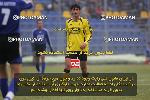 2006753, Tehran,Sabashahr, Iran, لیگ برتر فوتبال ایران، Persian Gulf Cup، Week 15، First Leg، 2007/01/05، Saba 0 - 0 Sepahan