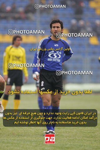 2006757, لیگ برتر فوتبال ایران، Persian Gulf Cup، Week 15، First Leg، 2007/01/05، Tehran,Sabashahr، Saba Shahr Stadium، Saba 0 - 0 Sepahan