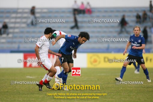 2119782, Dubai, United Arab Emarates, International friendly match، Iran 1 - 2 Hamburger SV on 2007/01/08 at Al-Maktoum Stadium