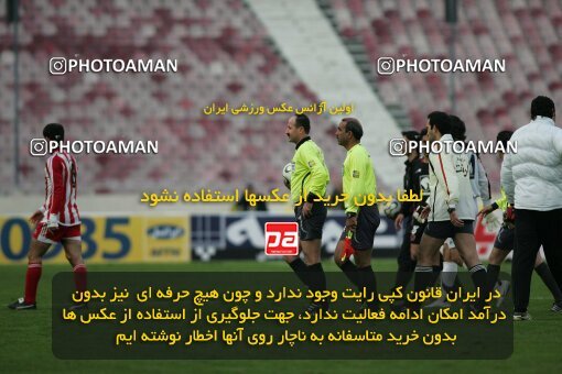 2006918, Tehran, Iran, لیگ برتر فوتبال ایران، Persian Gulf Cup، Week 16، Second Leg، 2007/01/25، Persepolis 3 - 4 Aboumoslem