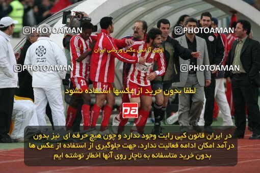 2007296, Tehran, Iran, لیگ برتر فوتبال ایران، Persian Gulf Cup، Week 18، Second Leg، 2007/02/09، Persepolis 2 - 1 Sepahan