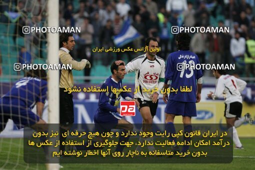 2007510, Tehran, Iran, لیگ برتر فوتبال ایران، Persian Gulf Cup، Week 20، Second Leg، 2007/02/23، Esteghlal 3 - 2 Saba