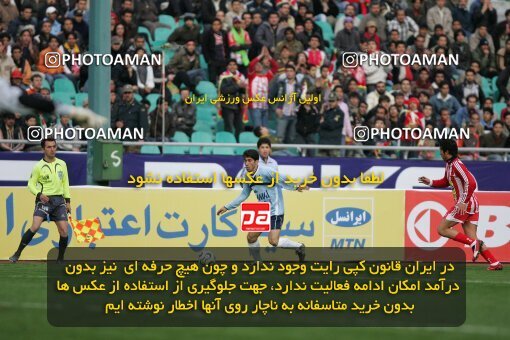 2007844, Tehran, Iran, لیگ برتر فوتبال ایران، Persian Gulf Cup، Week 20، Second Leg، 2007/02/25، Persepolis 3 - 4 Paykan
