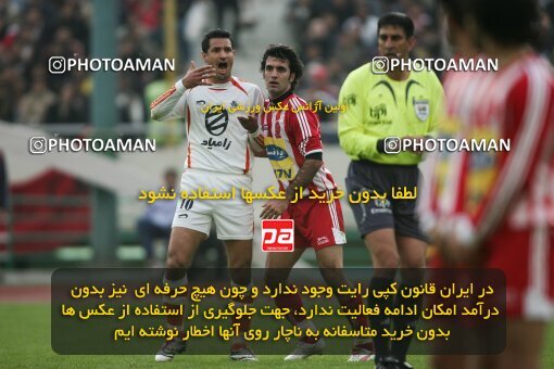 2008348, Tehran, Iran, لیگ برتر فوتبال ایران، Persian Gulf Cup، Week 21، Second Leg، 2007/03/02، Persepolis 2 - 2 Saipa