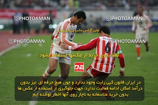 2007662, Tehran, Iran, لیگ برتر فوتبال ایران، Persian Gulf Cup، Week 21، Second Leg، 2007/03/02، Persepolis 2 - 2 Saipa