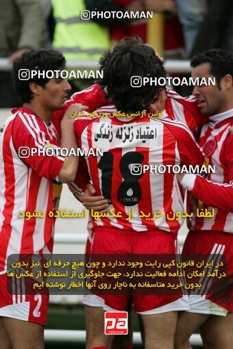 2012382, بیستمین دوره جام حذفی فوتبال ایران، فصل ۸۶-۸۵، ، مرحله یک چهارم نهایی، 1385/12/17، تهران، ورزشگاه آزادی، پرسپولیس (۵) ۲ - ۲ (۳) برق تهران