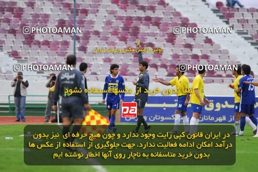 2013492, Tehran, Iran, لیگ برتر فوتبال ایران، Persian Gulf Cup، Week 22، Second Leg، 2007/03/16، Rah Ahan 1 - 2 Esteghlal