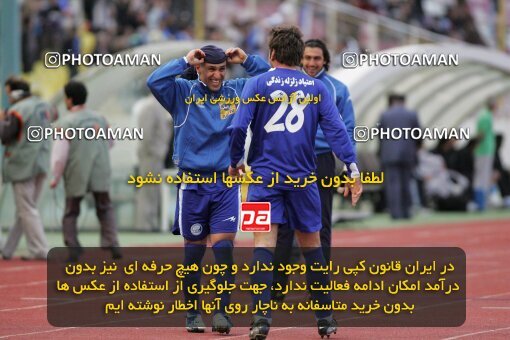 2013453, Tehran, Iran, لیگ برتر فوتبال ایران، Persian Gulf Cup، Week 22، Second Leg، Rah Ahan 1 v 2 Esteghlal on 2007/03/16 at Azadi Stadium