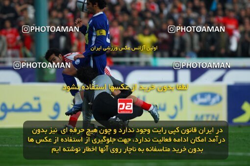 2019424, لیگ برتر فوتبال ایران، Persian Gulf Cup، Week 23، Second Leg، 2007/03/30، Tehran، Azadi Stadium، Esteghlal 1 - ۱ Persepolis