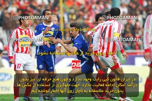 2019469, لیگ برتر فوتبال ایران، Persian Gulf Cup، Week 23، Second Leg، 2007/03/30، Tehran، Azadi Stadium، Esteghlal 1 - ۱ Persepolis