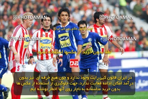 2019472, لیگ برتر فوتبال ایران، Persian Gulf Cup، Week 23، Second Leg، 2007/03/30، Tehran، Azadi Stadium، Esteghlal 1 - ۱ Persepolis