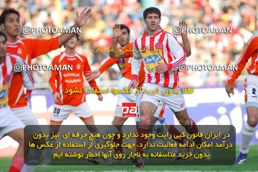 2018106, لیگ برتر فوتبال ایران، Persian Gulf Cup، Week 24، Second Leg، 2007/04/06، Tehran، Azadi Stadium، Persepolis 4 - ۱ Mes Kerman