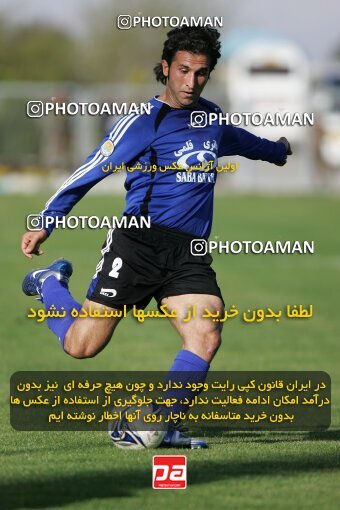 2018151, Tehran,Sabashahr, Iran, لیگ برتر فوتبال ایران، Persian Gulf Cup، Week 24، Second Leg، 2007/04/06، Saba 1 - 2 Zob Ahan Esfahan