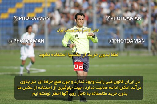 2018158, Tehran,Sabashahr, Iran, لیگ برتر فوتبال ایران، Persian Gulf Cup، Week 24، Second Leg، 2007/04/06، Saba 1 - 2 Zob Ahan Esfahan