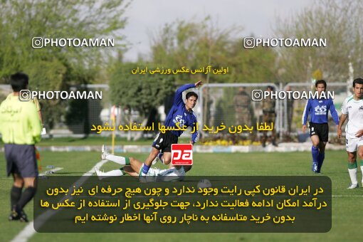 2018170, Tehran,Sabashahr, Iran, لیگ برتر فوتبال ایران، Persian Gulf Cup، Week 24، Second Leg، 2007/04/06، Saba 1 - 2 Zob Ahan Esfahan