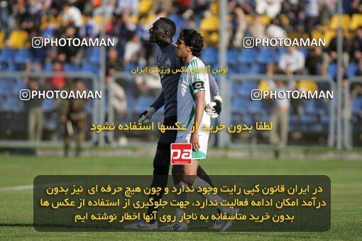 2018178, Tehran,Sabashahr, Iran, لیگ برتر فوتبال ایران، Persian Gulf Cup، Week 24، Second Leg، 2007/04/06، Saba 1 - 2 Zob Ahan Esfahan