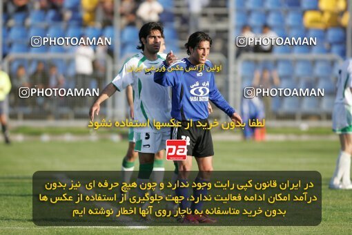 2018209, Tehran,Sabashahr, Iran, لیگ برتر فوتبال ایران، Persian Gulf Cup، Week 24، Second Leg، 2007/04/06، Saba 1 - 2 Zob Ahan Esfahan