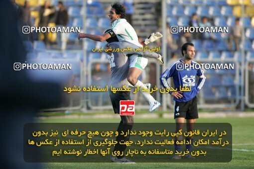 2018232, Tehran,Sabashahr, Iran, لیگ برتر فوتبال ایران، Persian Gulf Cup، Week 24، Second Leg، 2007/04/06، Saba 1 - 2 Zob Ahan Esfahan
