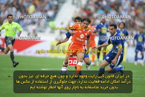 2018818, لیگ برتر فوتبال ایران، Persian Gulf Cup، Week 29، Second Leg، 2007/05/20، Tehran، Azadi Stadium، Esteghlal 1 - 2 Saipa