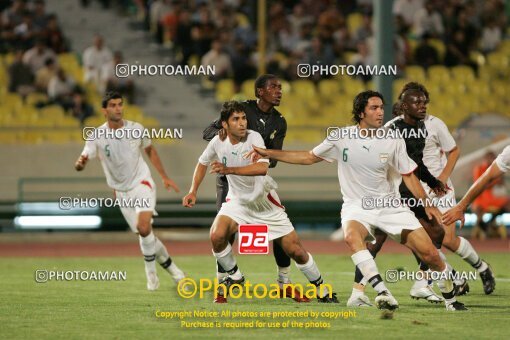 2134453, Tehran, Iran, International friendly match، Iran 4 - 2 Ghana on 2007/06/28 at Azadi Stadium