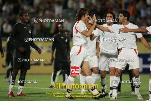 2134457, Tehran, Iran, International friendly match، Iran 4 - 2 Ghana on 2007/06/28 at Azadi Stadium