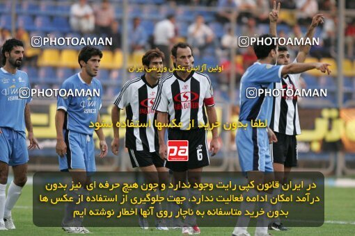 2053554, Tehran,Sabashahr, Iran, لیگ برتر فوتبال ایران، Persian Gulf Cup، Week 2، First Leg، 2007/08/23، Saba 1 - 1 Paykan