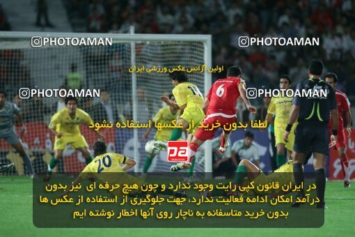 2054130, Tehran, Iran, لیگ برتر فوتبال ایران، Persian Gulf Cup، Week 5، First Leg، 2007/09/16، Persepolis 0 - 0 Rah Ahan