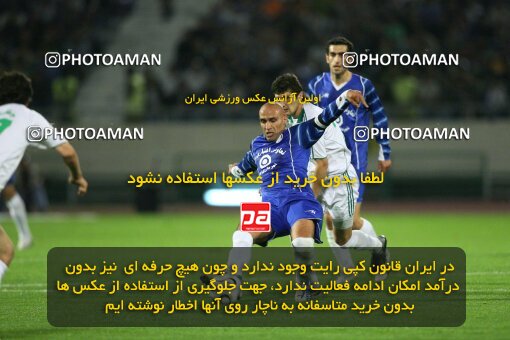 2112842, Tehran, Iran, لیگ برتر فوتبال ایران، Persian Gulf Cup، Week 13، First Leg، 2007/11/09، Esteghlal 2 - 1 Rah Ahan
