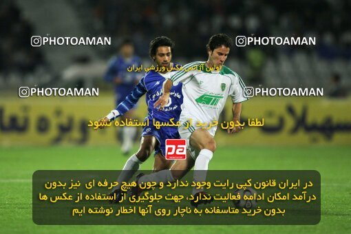 2112913, Tehran, Iran, لیگ برتر فوتبال ایران، Persian Gulf Cup، Week 13، First Leg، 2007/11/09، Esteghlal 2 - 1 Rah Ahan