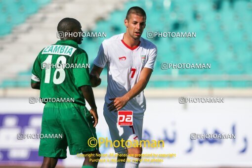 2145419, Tehran, Iran, International friendly match، Iran 3 - 2 Zambia on 2008/05/25 at Azadi Stadium